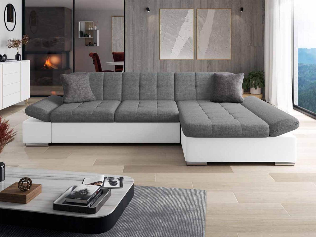 Ecksofa Malwi, Seite: Rechts, Farbe: Soft 017 + Lux 05 + Lux 06 Bild 1