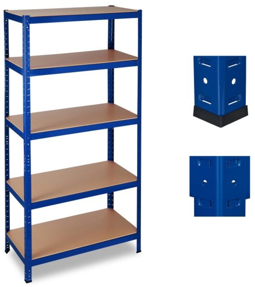 Schwerlastregal blau Bild 1