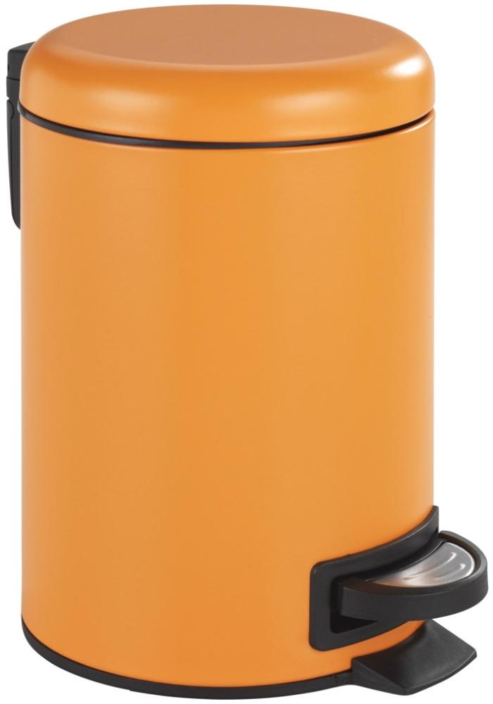 Badkorb LEMAN MATT orange, Abfalleimer, 3 l, WENKO - WENKO Bild 1