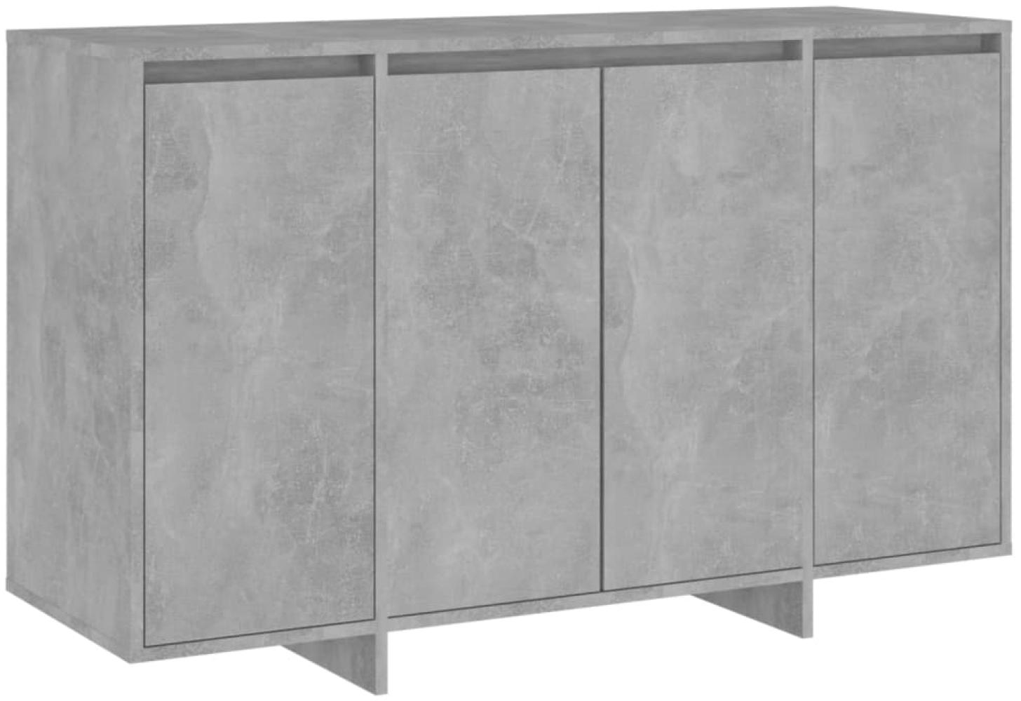 vidaXL Sideboard Betongrau 120x41x75 cm Holzwerkstoff 809606 Bild 1