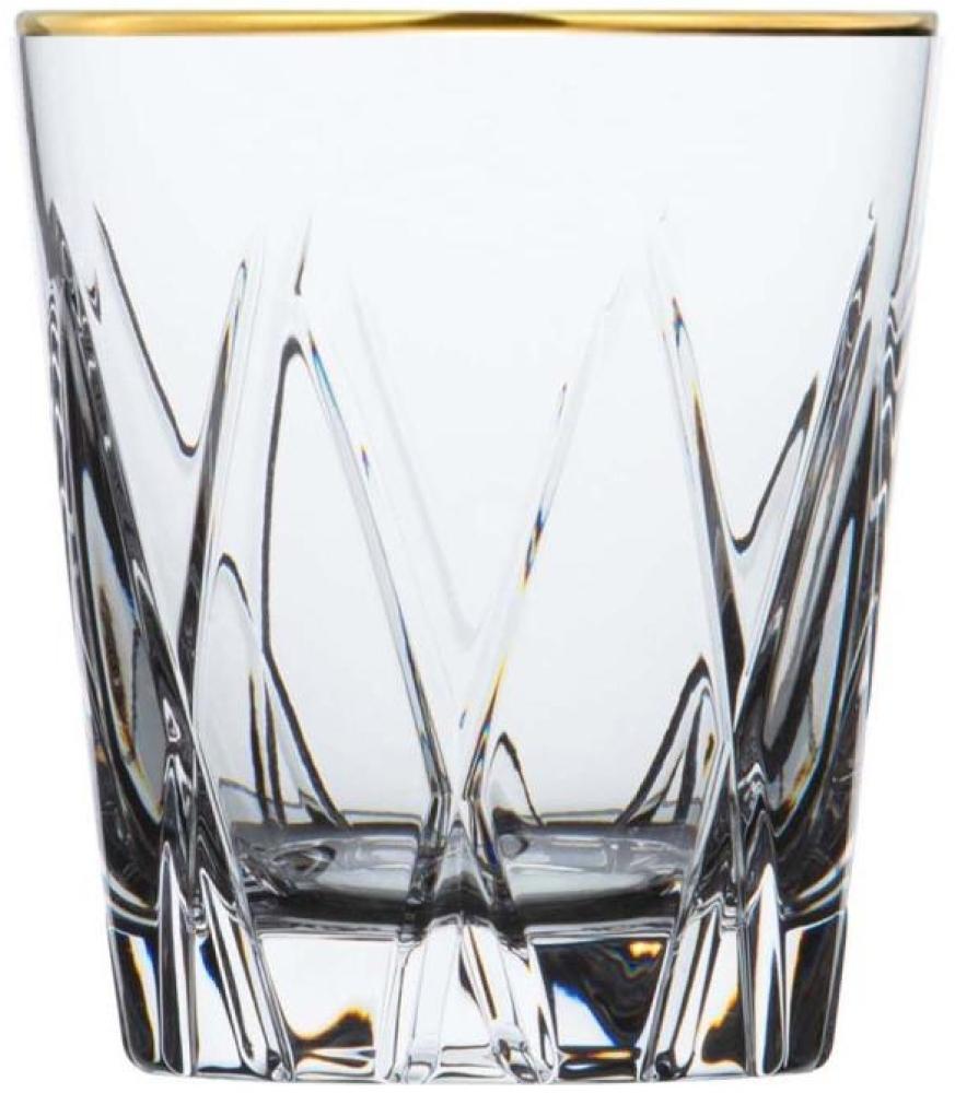 Whiskyglas Kristall London Gold clear (10 cm) Bild 1