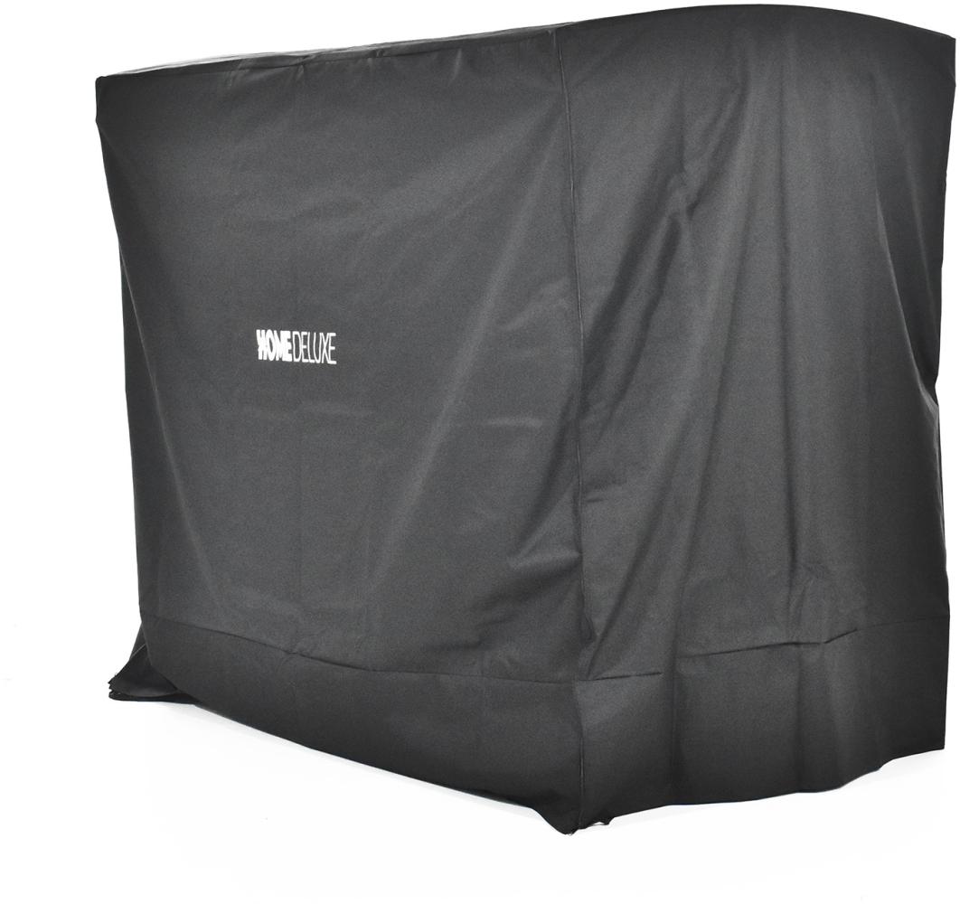 HOME DELUXE Abdeckung für Hollywoodschaukel DESCANSO - 198 x 125 x 179 cm Schwarz Bild 1