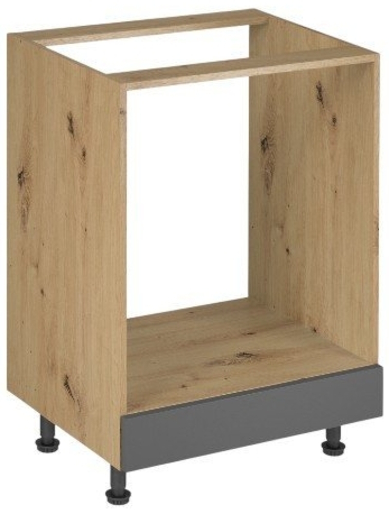 ROYAL24_MARKT Herdumbauschrank - Eleganter Herdumbauschrank für eine moderne Küchenoptik (Herdumbauschrank, 1-St, Langen D60ZK) Edles Design - Top Material - Hochwertig. Bild 1