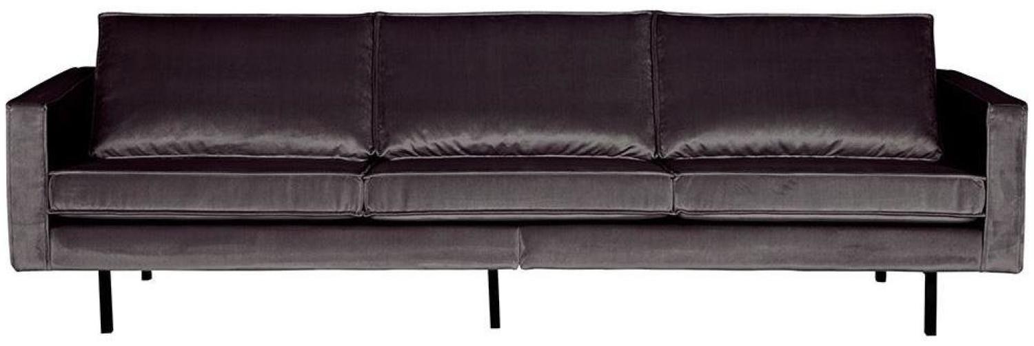 BePureHome Rodeo Sofa Samt Anthrazit 3 Sitzer Bild 1