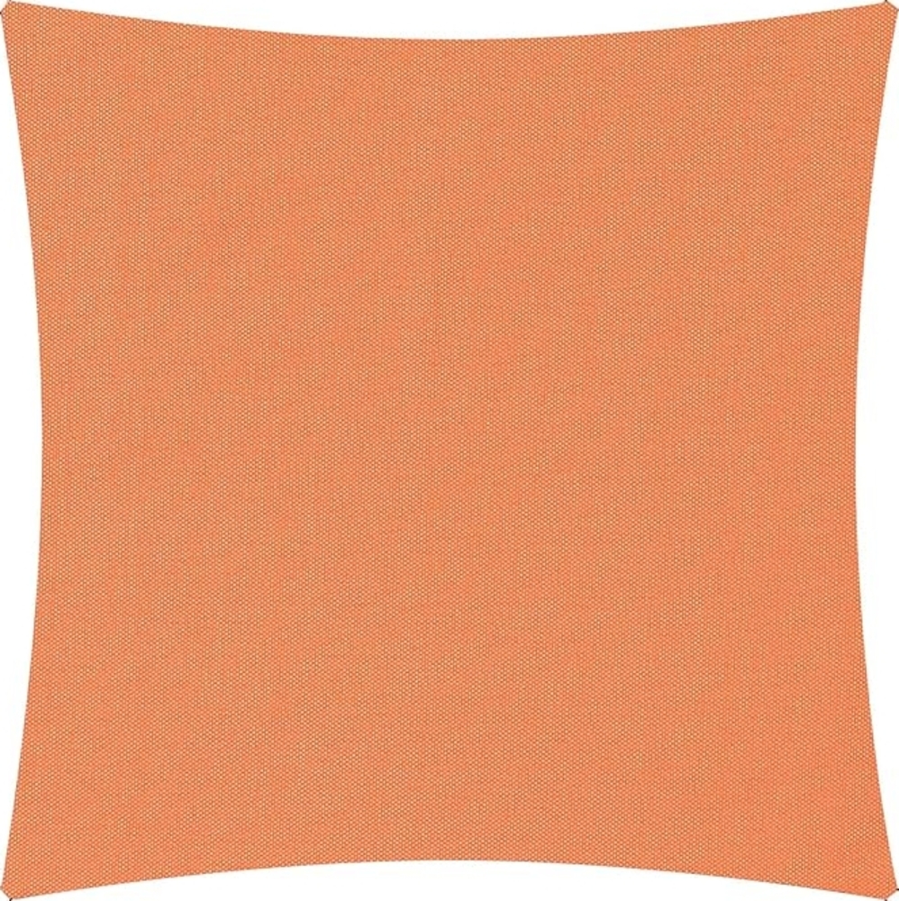 Lumaland Sonnensegel Polyester Quadrat 3x3 Meter Orange Bild 1