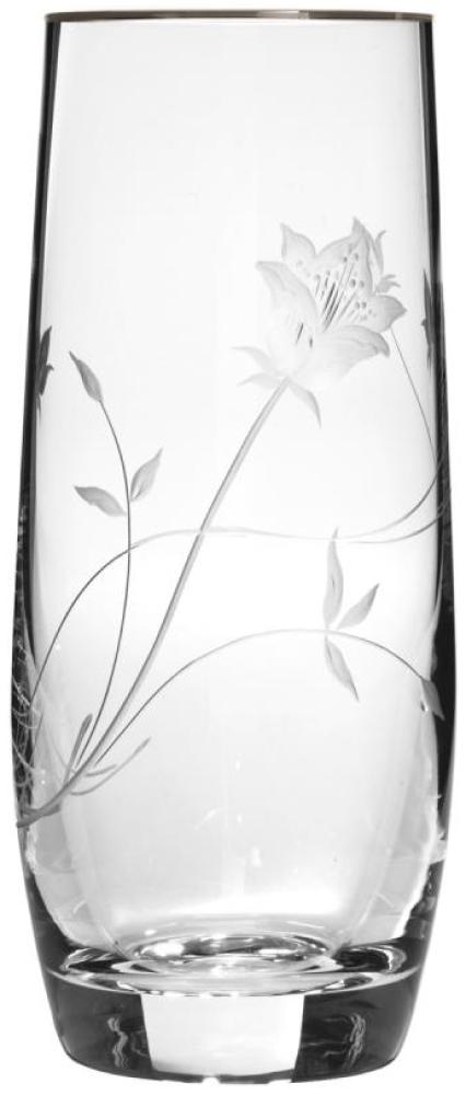 Longdrinkglas Kristall Liane Platin clear (16 cm) Bild 1