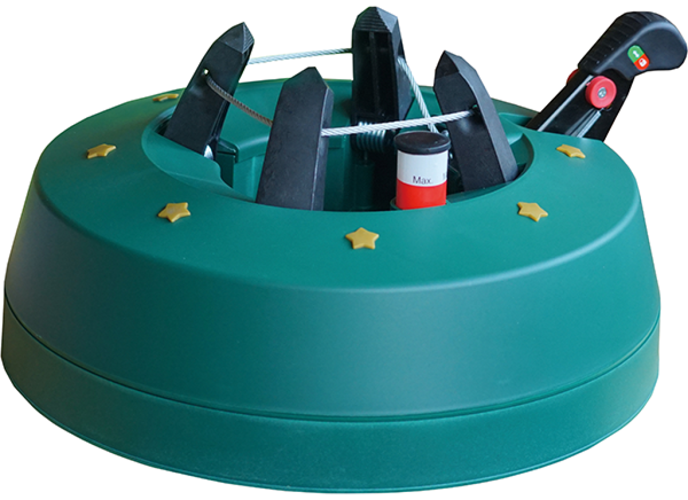 Star Trading Weihnachtsbaumständer ,Granig', grün, mit Fußpedal, bis 220cm, 1,3L Bild 1