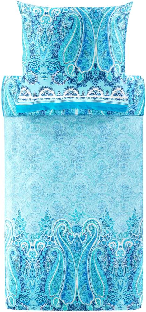 Bassetti BETTGARNITUR BWSAT MERGELLINA V.B1 MERGELLINA OCEAN BLUE 135x200 *9327387 FS 2024 Neuheit Bild 1