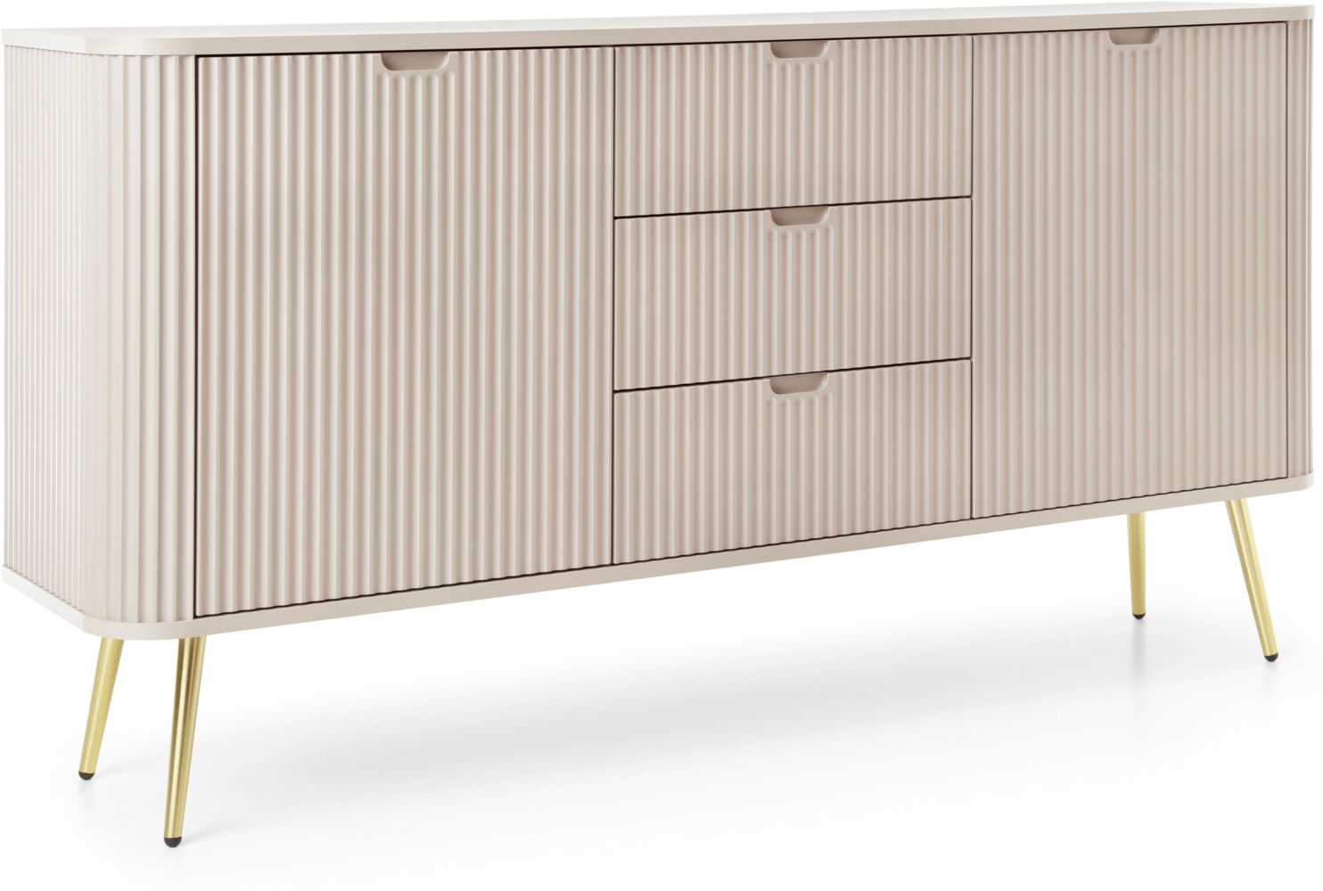 AX LIVING Schubladenschrank Kommode Salvia KSZ168 168 cm Kaschmir Bild 1