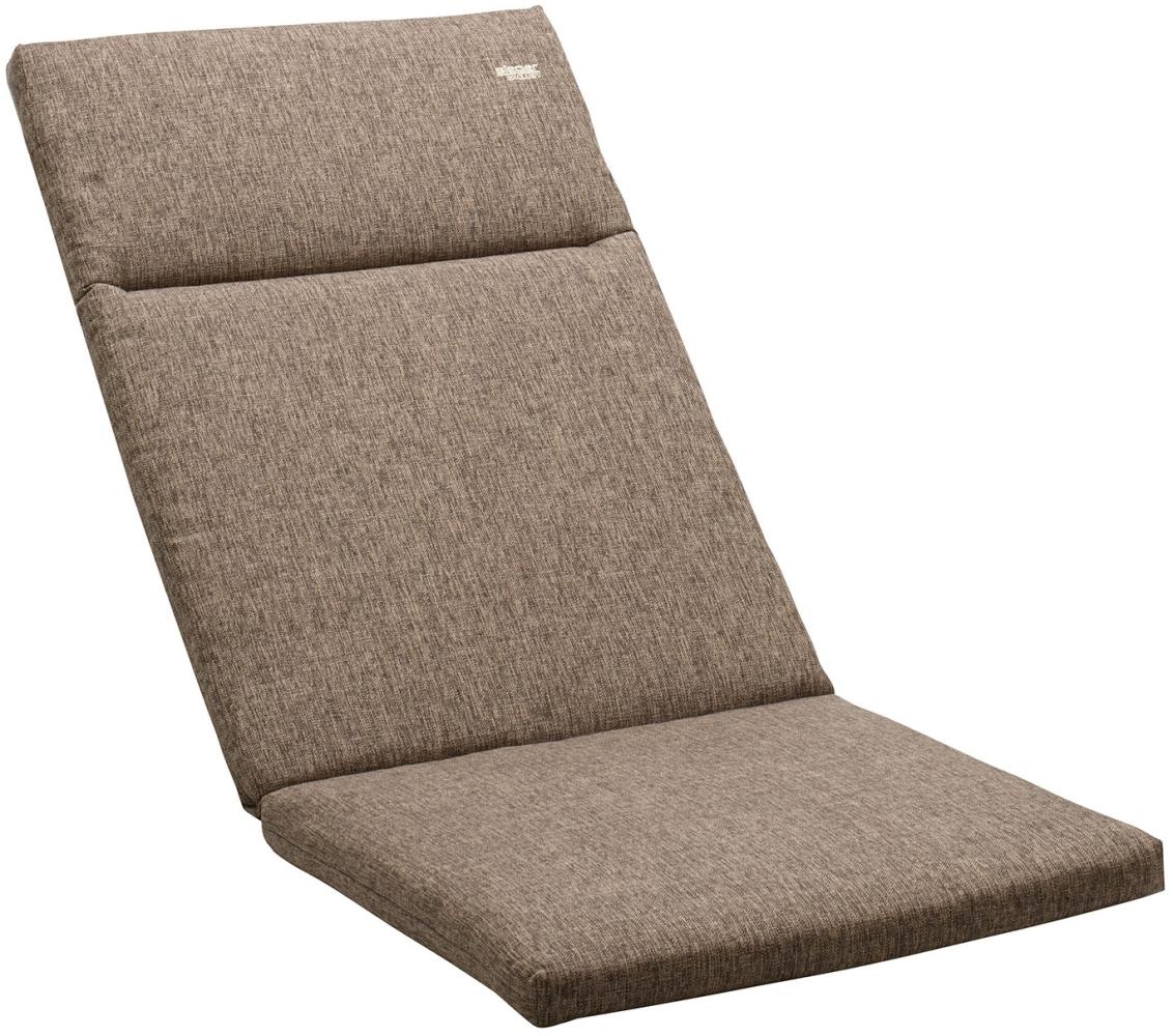 Hochlehnerauflage >5540 4951< in Marone, Polypropylen - 121x4x49cm (BxHxT) Bild 1
