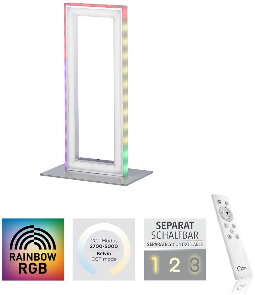 Leuchten Direkt 14639-55 FELIX60 LED Tischleuchte Rainbow RGB silberfarben Bild 1