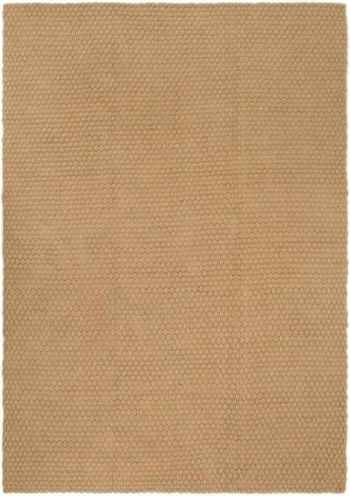 vidaXL Teppich Rechteckig Natur 80x160 cm Jute 345100 Bild 1