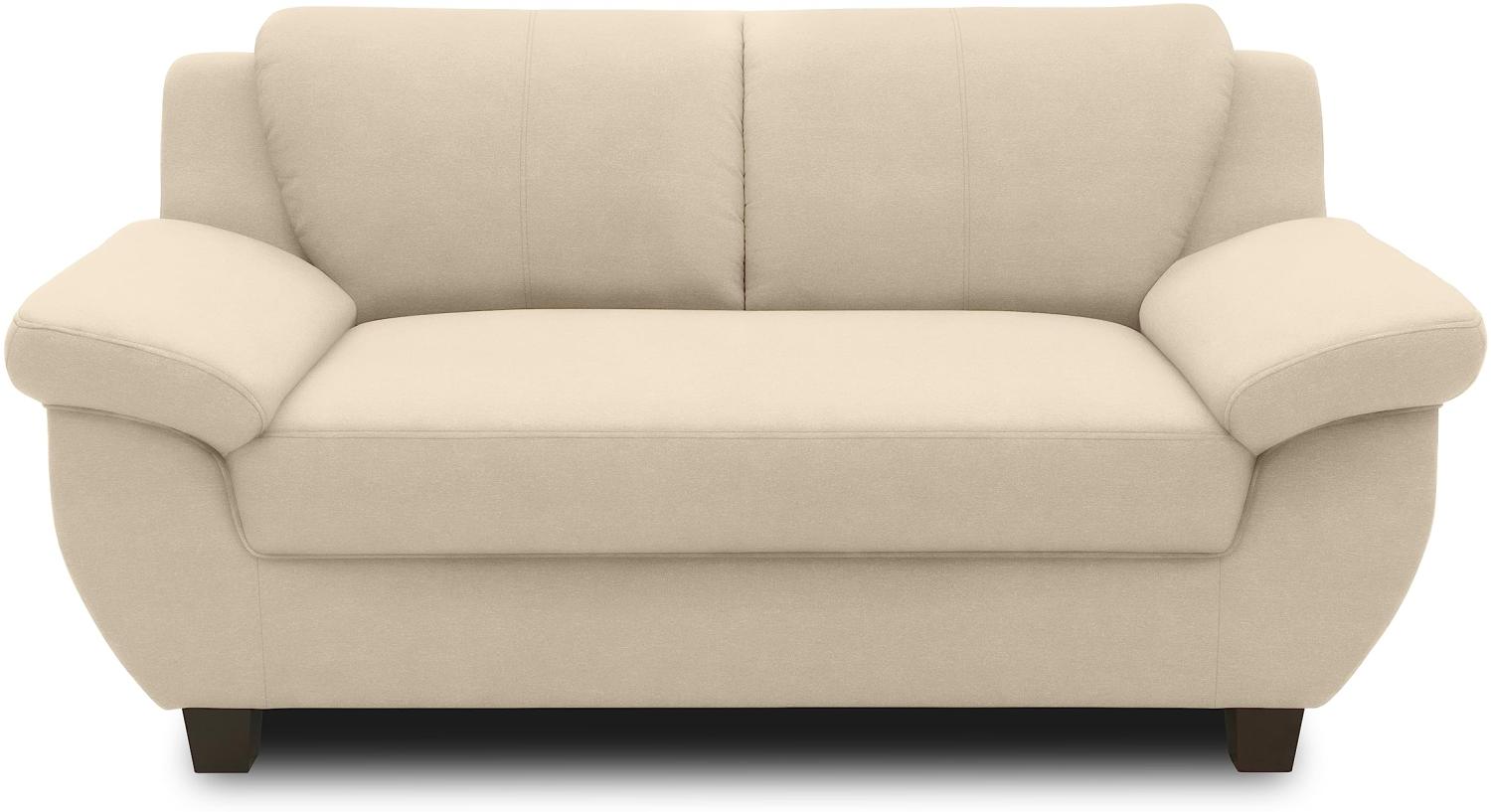 DOMO. collection 2 Sitzer, Sofa, 2er Couch, Garnitur, 3-2-1, beige, 159 cm Bild 1