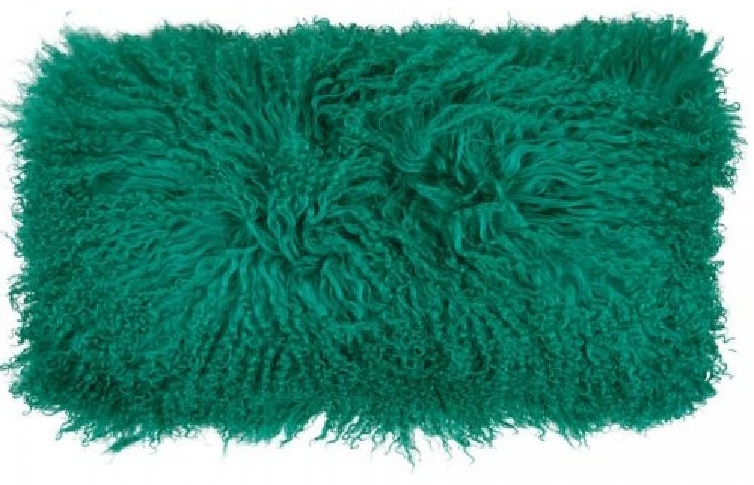 pad Kissenhülle Lammfell Kissen Glory Dark Green (30x50cm) 10182-G80-40 Bild 1