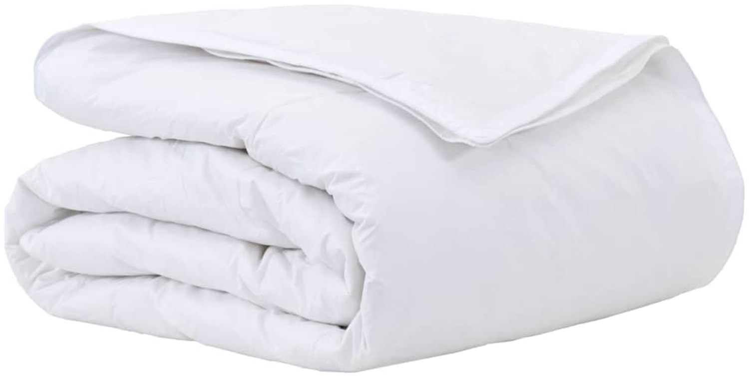 vidaXL 2-in-1 Bettdecke Weiß 140 x 200 cm Feder 42007664 Bild 1