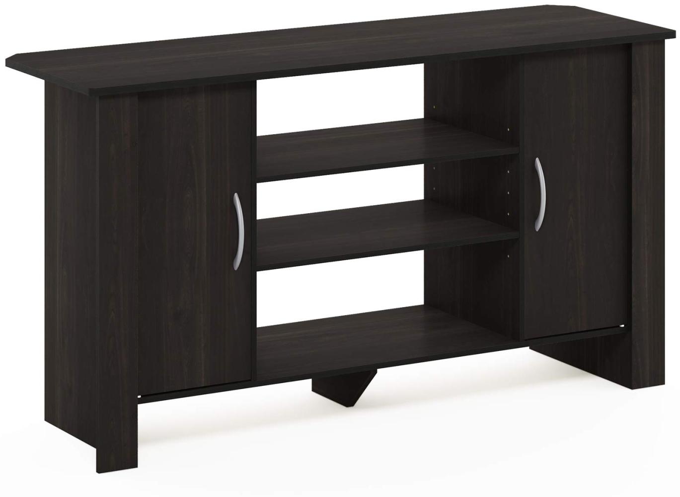 Furinno Econ TV Stand Unterhaltungszentrum, Espresso, 106. 9 (Breite) x 57. 9 (Höhe) x 34. 3 (Tiefe) cm Bild 1