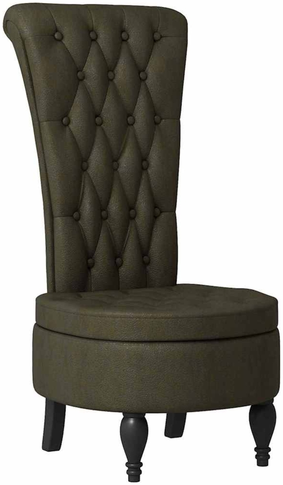 vidaXL Schlafsessel Olivegrün 56,5 x 70 x 110 cm Kunstwildleder 42020689 Bild 1