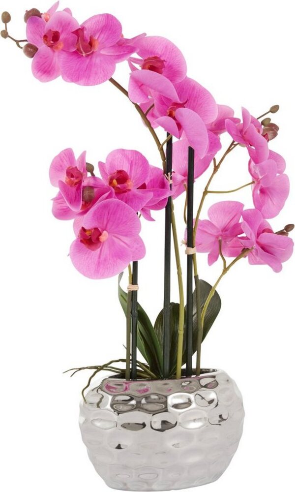 Kunstpflanze Orchidee Orchidee, Leonique, Höhe 55 cm, Kunstorchidee, im Topf, Bestseller, über 2500 4,5-Sterne-Bewertungen Bild 1