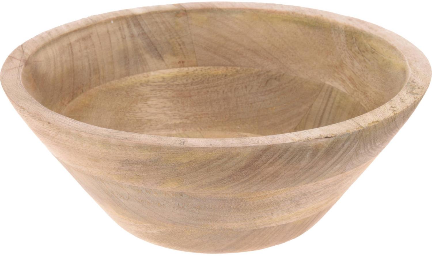 Schüssel aus Mangoholz, Ø 25 cm, braun Bild 1