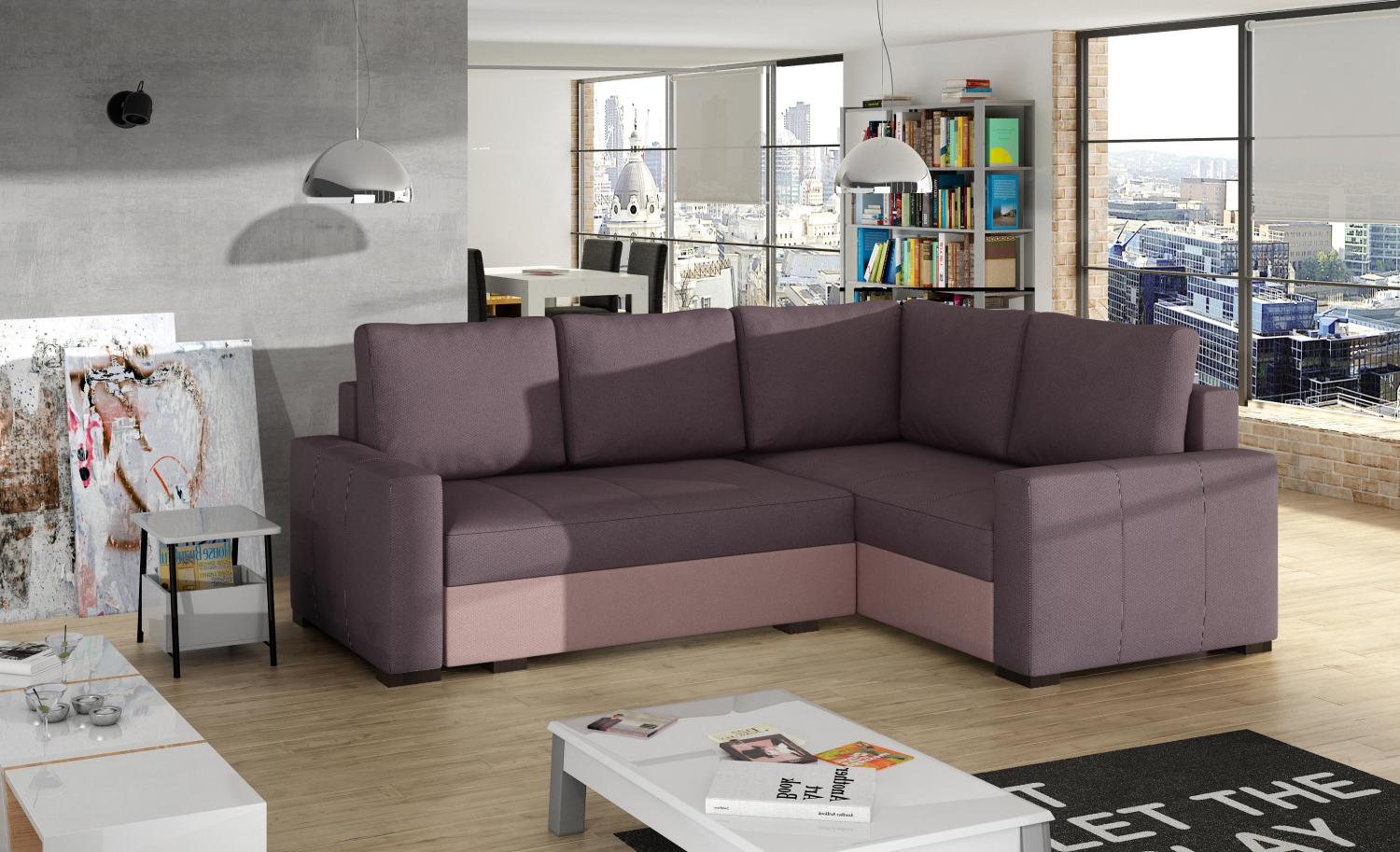 Wohnideebilder Corona Lila Ecksofas & Eckcouches Cor_07 Bild 1