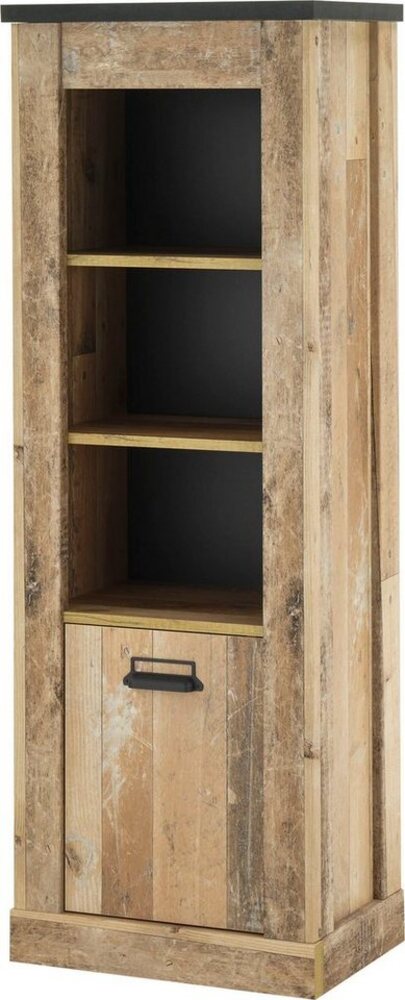 Home affaire Wäscheschrank SHERWOOD Hochkommode Kommode Schrank in modernem Holz Dekor, mit Apothekergriffen aus Metall, Höhe 146 cm Bild 1