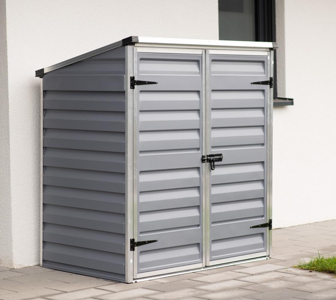 Palram - Canopia Aluminium Gerätebox Voyager | Dunkelgrau | 90x139x147 cm Bild 1