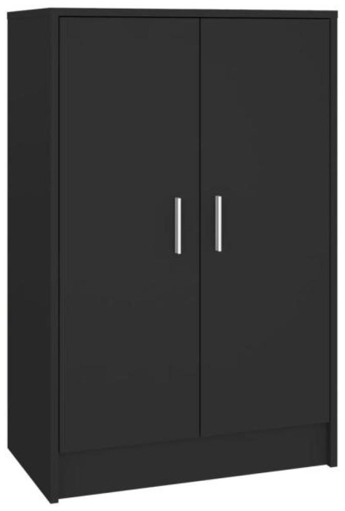 vidaXL Schuhschrank Schwarz 60x35x92 cm Spanplatte [808928] Bild 1