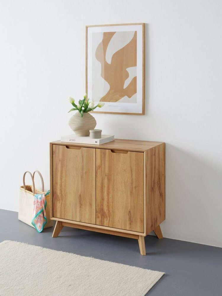 andas Sideboard Pandrup, Kommode mit 2 Türen und 2 verstellbare Einlegeböden, B:80 cm, H:75 cm Bild 1