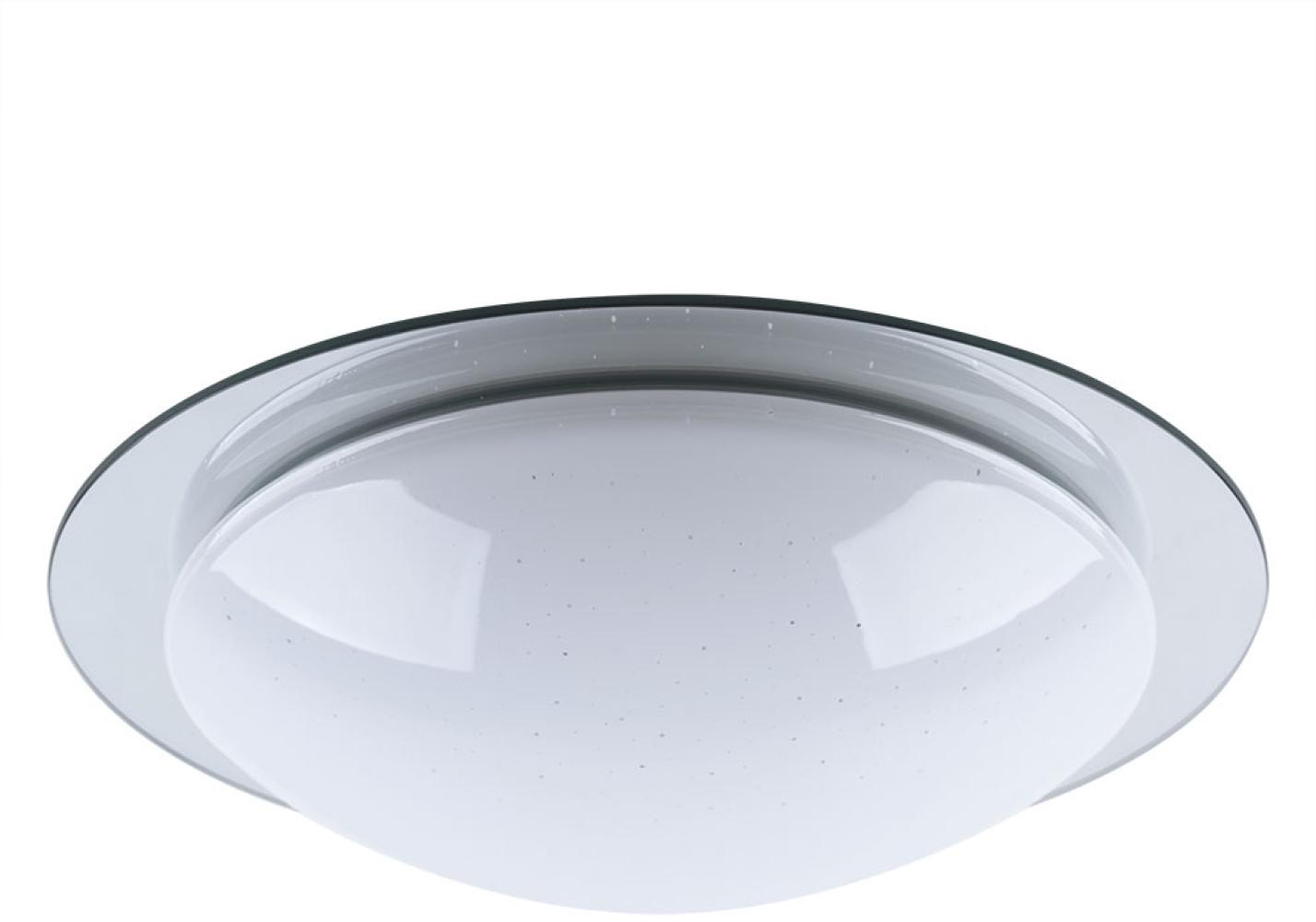 LED Deckenleuchte, Sternen-Effekt, IP44, CCT, weiß, D 38 cm Bild 1