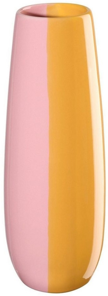 ASA SELECTION Tischvase EASE JOY, Rosa, Gelb, Steinzeug, H 25 cm (1 St), wasserdicht Bild 1