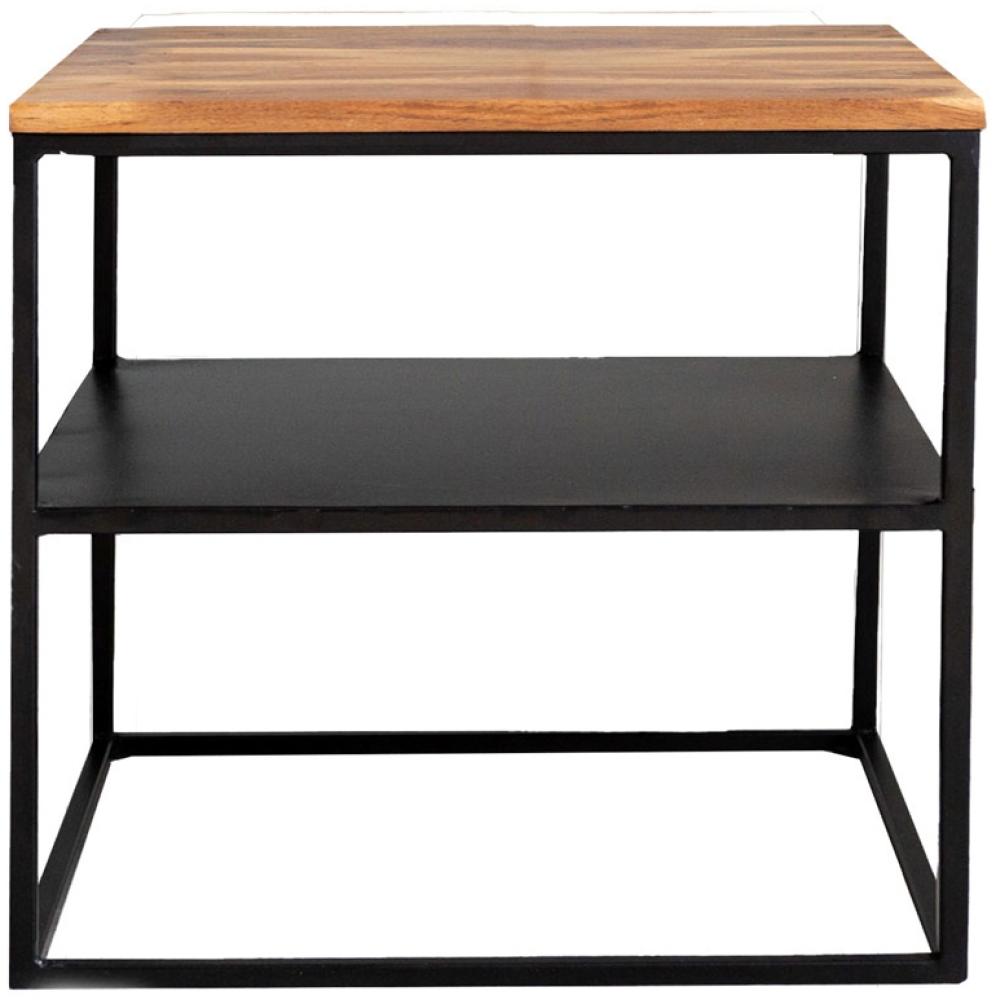 Rafael Couchtisch Industrial Quadratisch 60x60 Bild 1