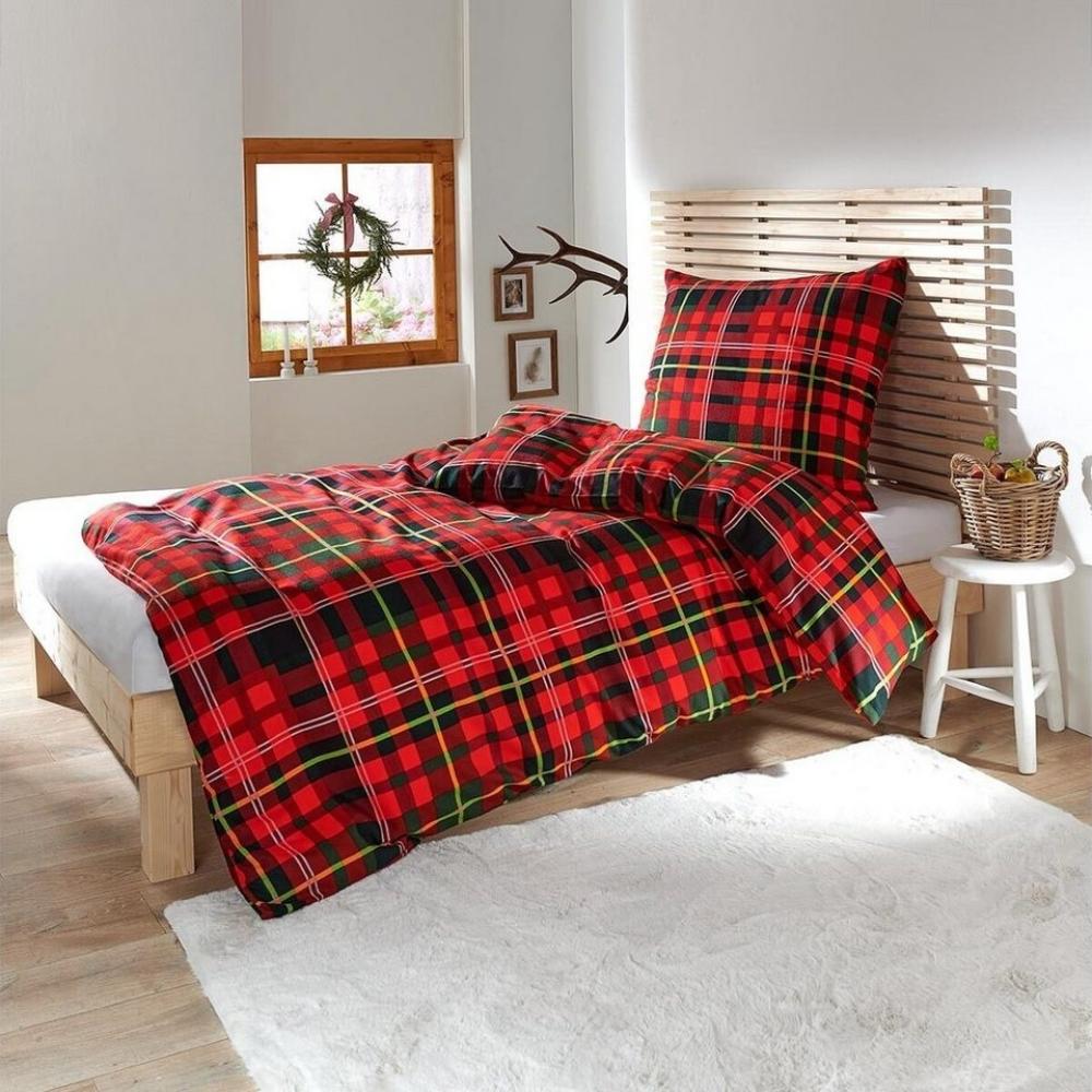 TRAUMSCHLAF Bettwäsche Sherlock, Flanell, 2 teilig, Flanell-Winterbettwäsche in toller Optik Bild 1