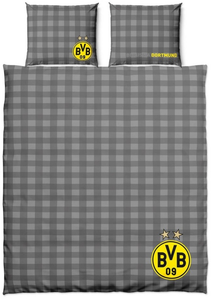 BVB Bettwäsche BVB Wendebettwäsche (200 x 220), 100 % Baumwolle, 3 teilig Bild 1