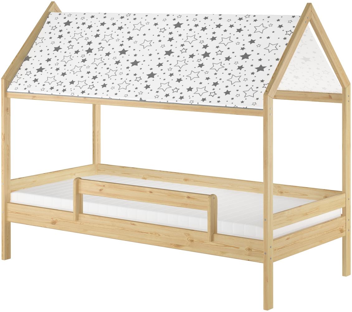 Kinderbett Hausbett 90x200 Massivholz Einzelbett V-60. 58-09 Rollrost und Matratze inkl. Bild 1