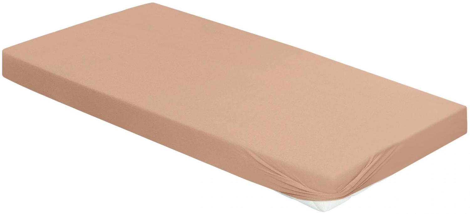 Irisette Fein-Biber Betttuch Merkur 0006 kamel 100x200 cm 6-82 kamel Bild 1