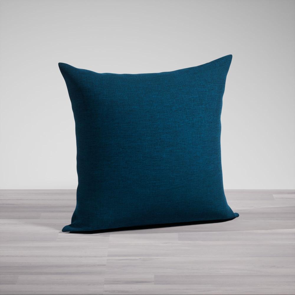 Kissen von Lysel® - azurblau Sofara 38x38cm, synthetisches Mischgewebe Dekokissen #1W Bild 1