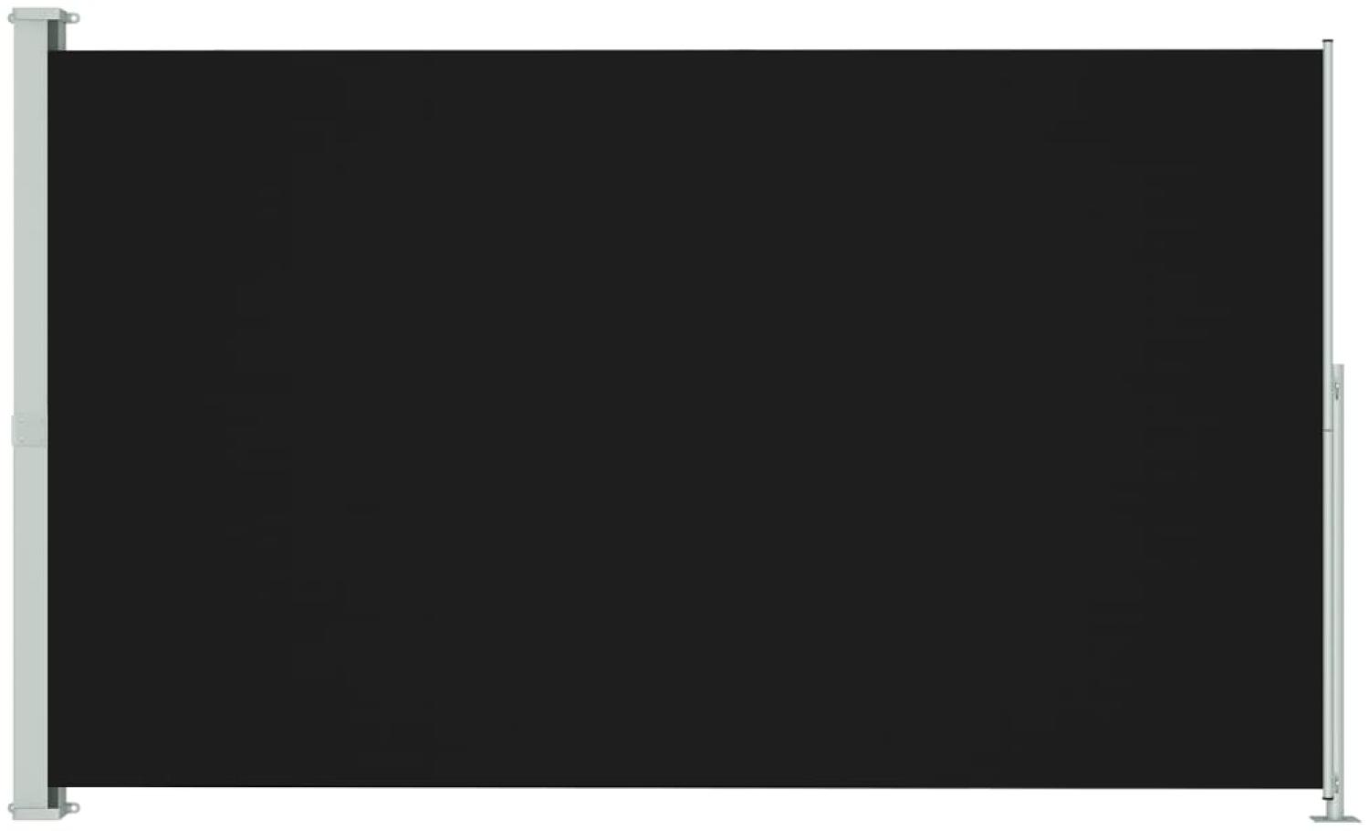 vidaXL Seitenmarkise Ausziehbar 220x300 cm Schwarz 313423 Bild 1