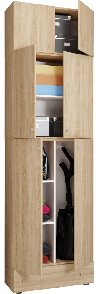 VCM Mehrzweckschränke Lona 917821 Sonoma-Eiche H. 240 x B. 70 x T. 39 cm Bild 1