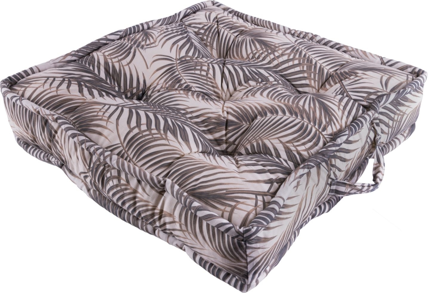GO-DE Bodenkissen 60 cm x 60 cm x 12 cm Palmy grau Bild 1