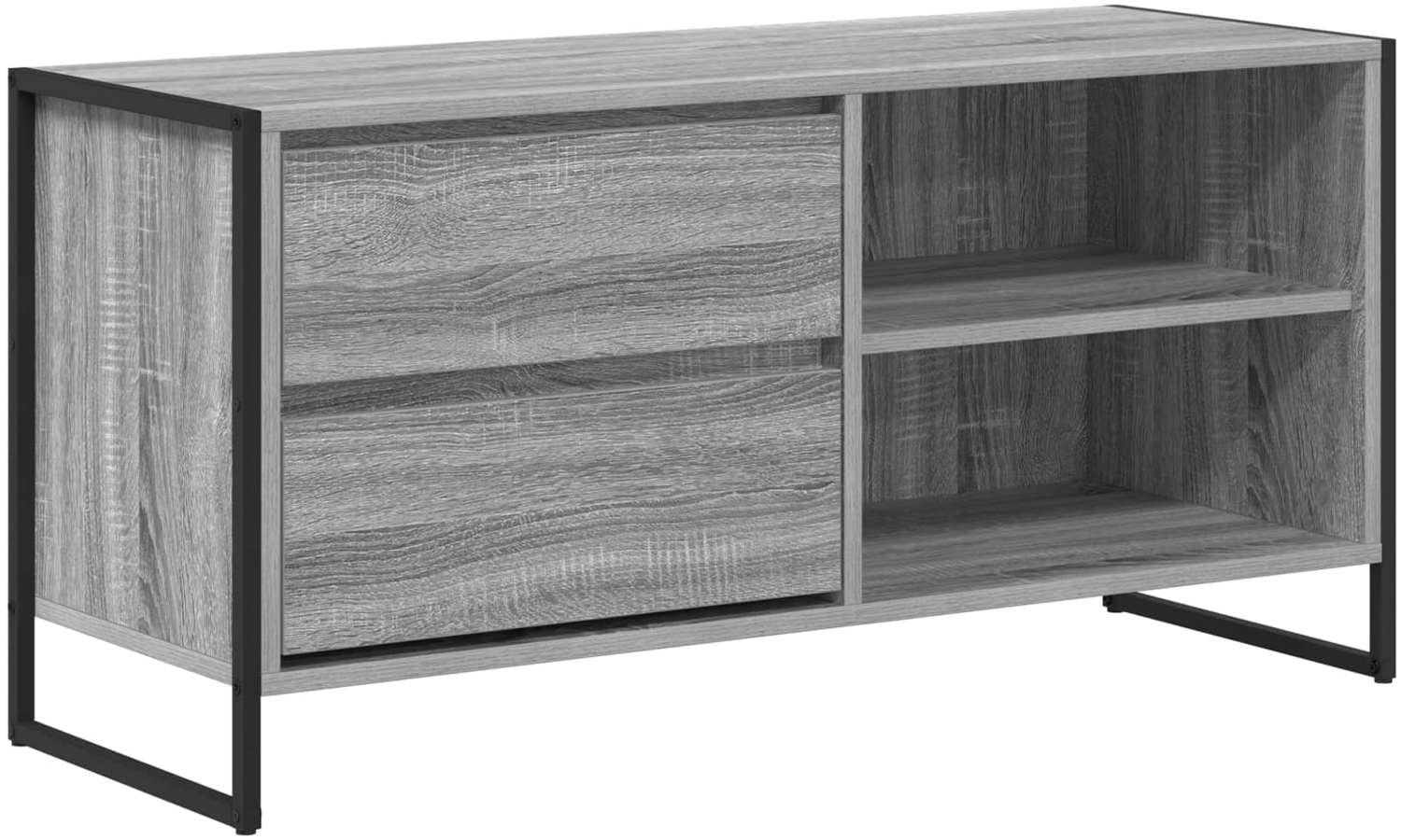 vidaXL TV-Schränk Graues Sonoma 100 x 36 x 49,5 cm Holzwerkstoff 886561 Bild 1