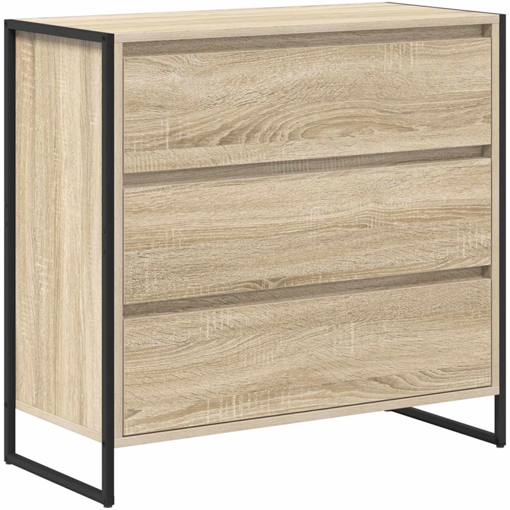 vidaXL Sideboard mit Schubladen Sonoma 79 x 36 x 75.5 cm Holzwerkstoff 886595 Bild 1