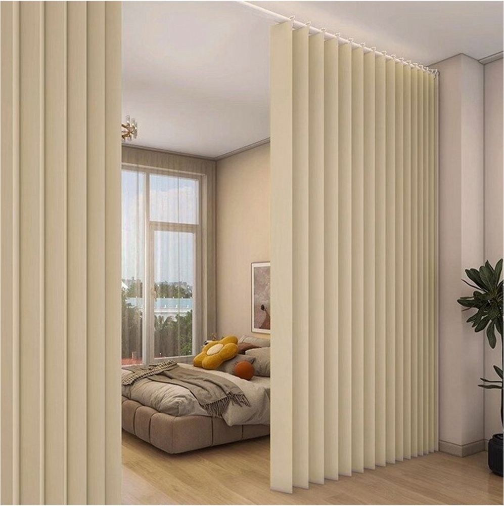 Sunicol Vorhang Wasserdicht Raumteiler Vorhang, Sichtschutzvorhang für Schlafzimmer, Extra breite Wärmeisolierend Trennwand Sichtschutz Fenstervorhänge Bild 1