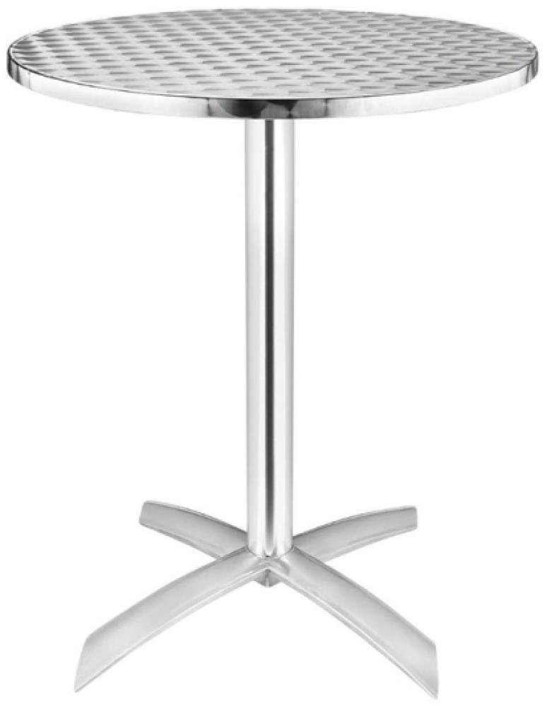 Bolero Runder Klappbarer Tisch Edelstahl, 1 Bein 60Cm Bild 1