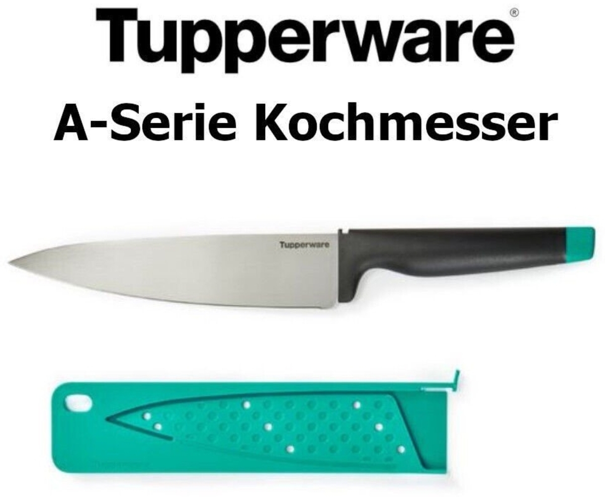 TUPPERWARE Allzweckmesser Tupperware Kochmesser A-Serie türkis Länge 37,5 cm Bild 1