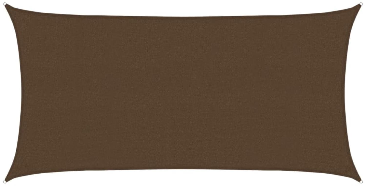 vidaXL Sonnensegel 160 g/m² Braun 2x4 m HDPE 311779 Bild 1