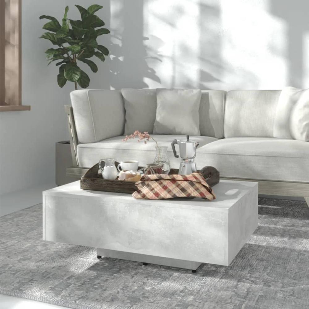 vidaXL Couchtisch Betongrau 85x55x31 cm Holzwerkstoff 803384 Bild 1