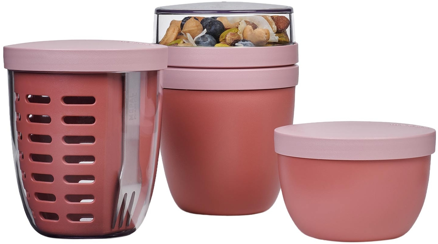 Mepal ELLIPSE Pot-Set 3-teilig Vivid Mauve Bild 1