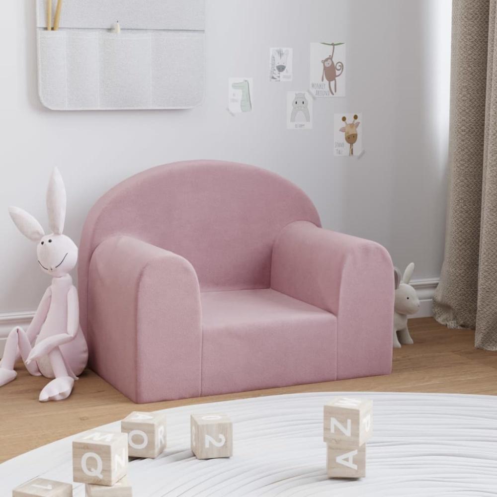 vidaxl Kindersofa , Rosa Bild 1