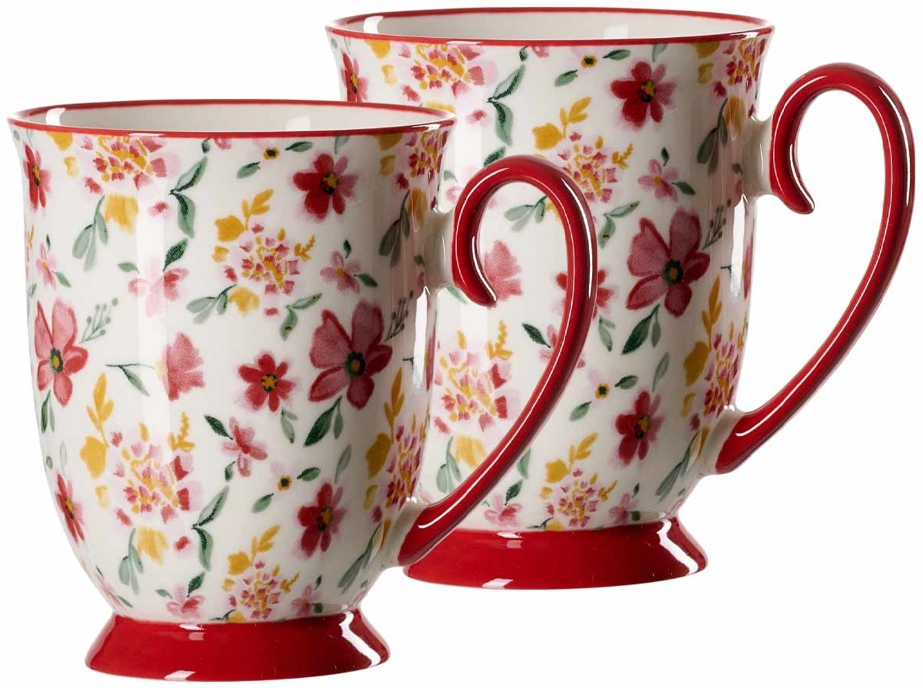 Ritzenhoff & Breker Malo Henkelbecher 320 ml rot 2er Set Bild 1