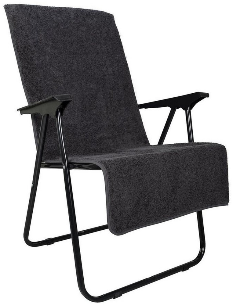 Laynenburg Handtuch LAYNENBURG Liegenauflage Frottee Schonbezug 75×200 cm Baumwolle, Baumwolle (2-St), Handtuch-Bezug Hochlehner - Stuhl-Bezug mit Umschlag für Campingstuhl Bild 1